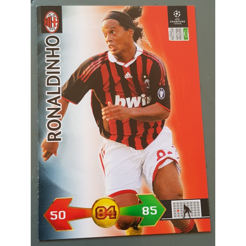 2009-10 Panini Champions League Super Strikes Ronaldinho Trading Card