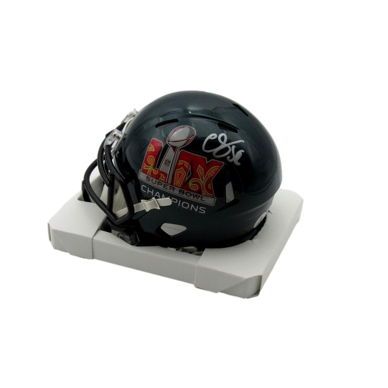 C.J. Gardner-Johnson Signed Super Bowl LIX Champions Mini Helmet Eagles BAS