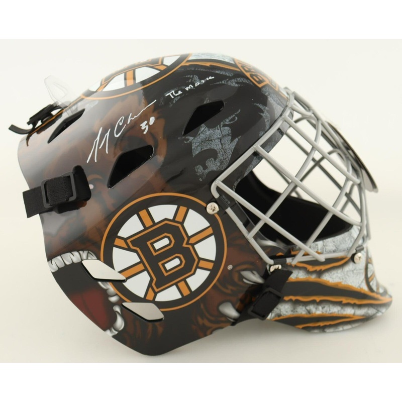 Gerry Cheevers Signed Bruins Full-Size Goalie Mask The Mask (Schwartz COA)