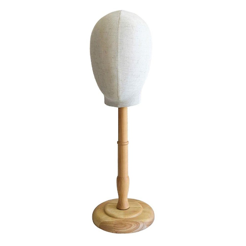 Table Cloth Wig Mannequin Hat Holder Stand Display Mannequin Model Tall Wood