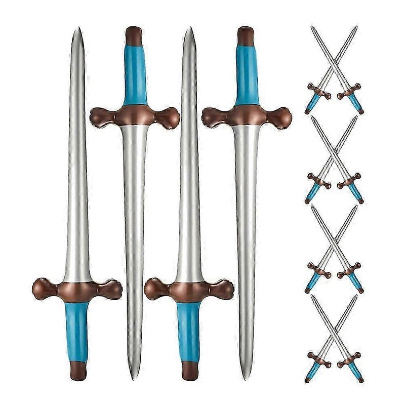 2025 12pcs Inflatable Swords Halloween Pirate Theme Party Swords Cosplay Pirate Prop