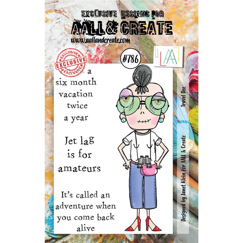 AALL & Create A7 STAMP #786 Travel Dee