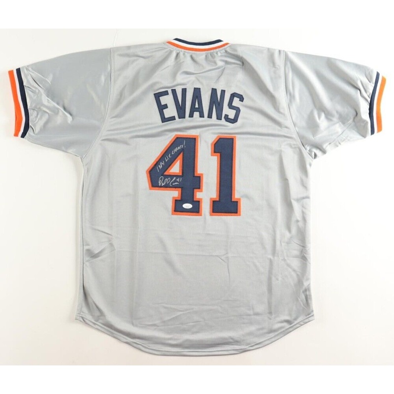 Darrell Evans Signed Detroit Tigers Jersey Inscribed 1984 W.S. Champs! (JSA) 3 B