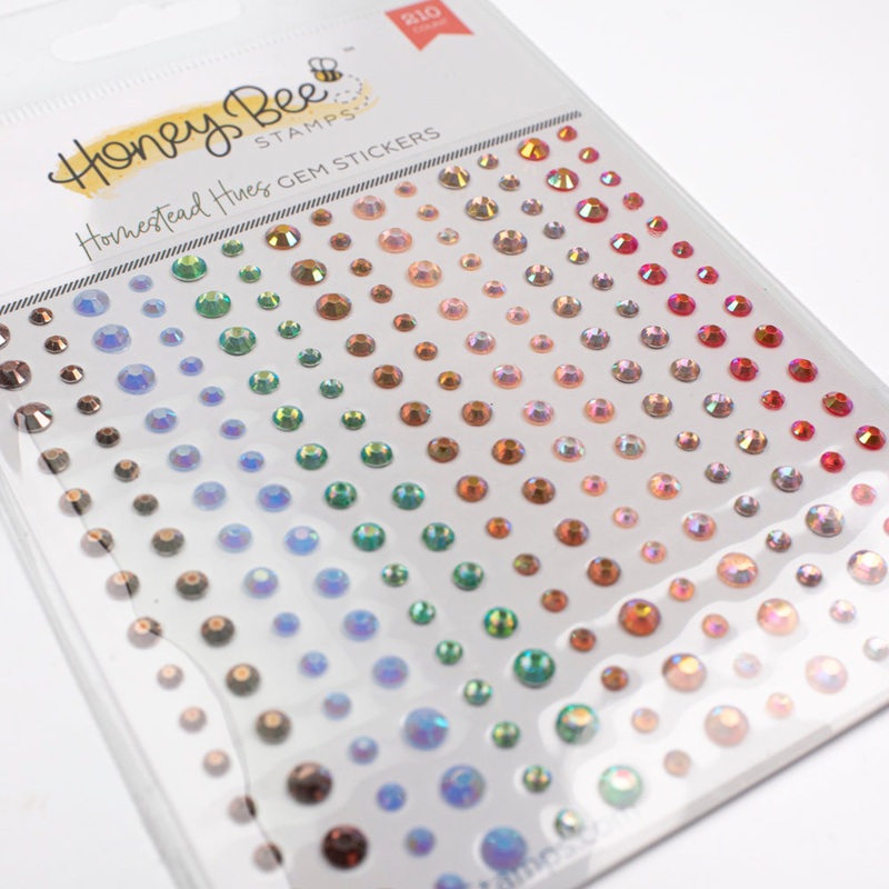 Homestead Hues Gem Stickers – 210 Count