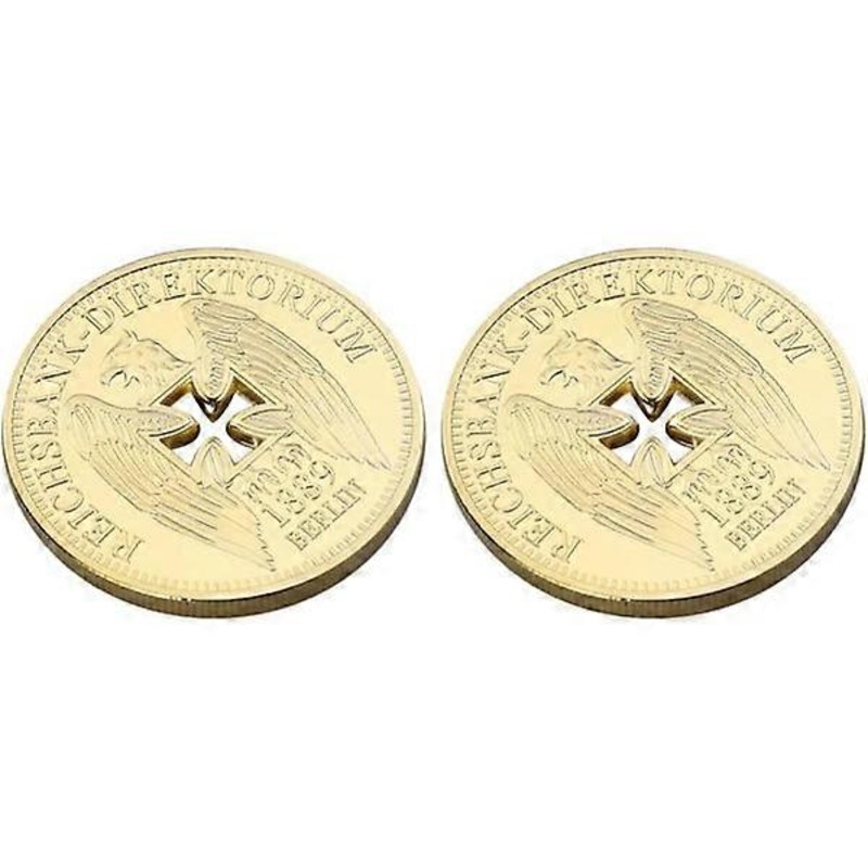 Imperial Bank Gold-Plated Commemorative Coins Germany Crucifix Eagle Challenge Coins Collectibles