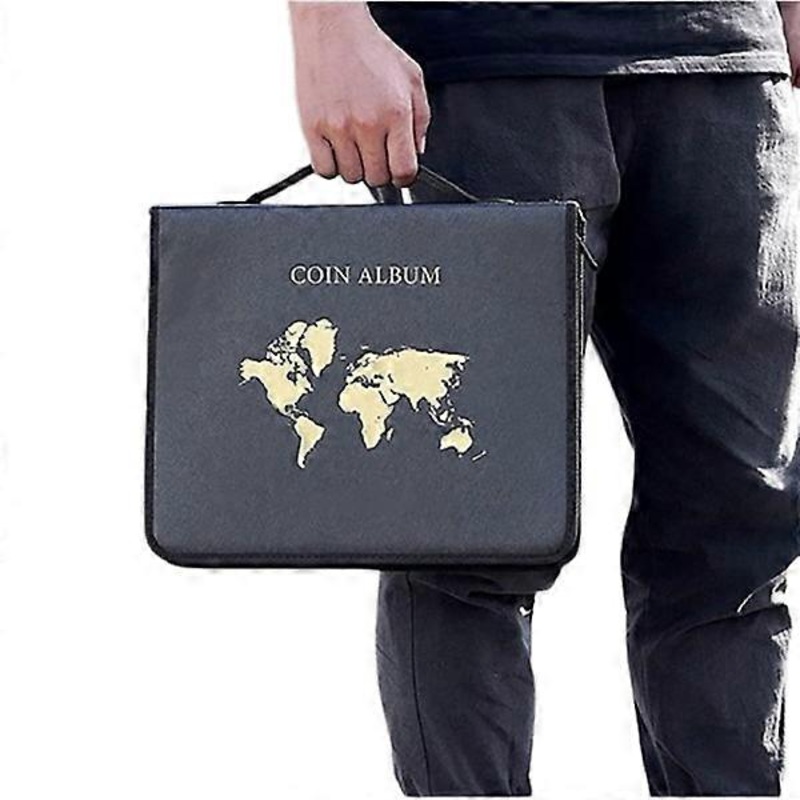 Memory Coin Album – Black Set: 13 Coin Sheets