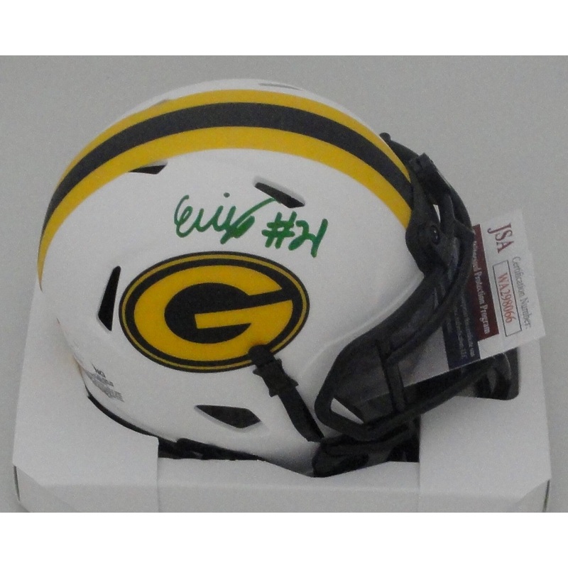 Packers Defensive Back ERIC STOKES Signed LUNAR Speed Mini Helmet AUTO – JSA