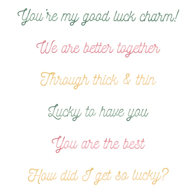 So Lucky – 4×4 Stamp Set