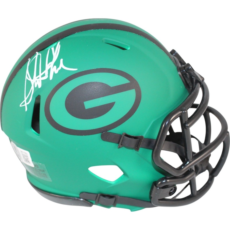 Sterling Sharpe Autographed Green Bay Packers Mini Helmet Rave Beckett 50913