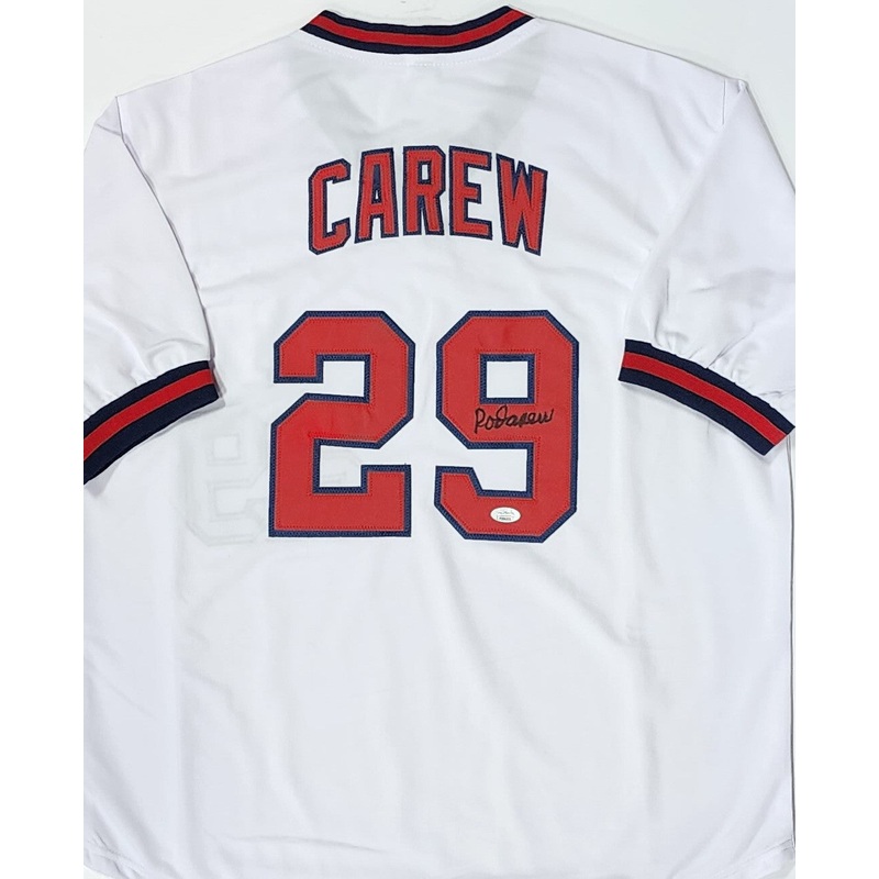 Angels Hall of Famer ROD CAREW Signed Custom Replica California Jersey AUTO JSA