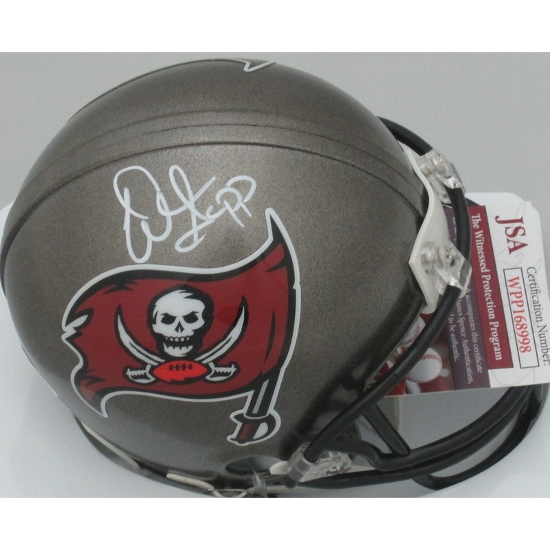 Buccaneers WARREN SAPP Signed Riddell Mini Helmet AUTO – SB XXXVII Champ – JSA