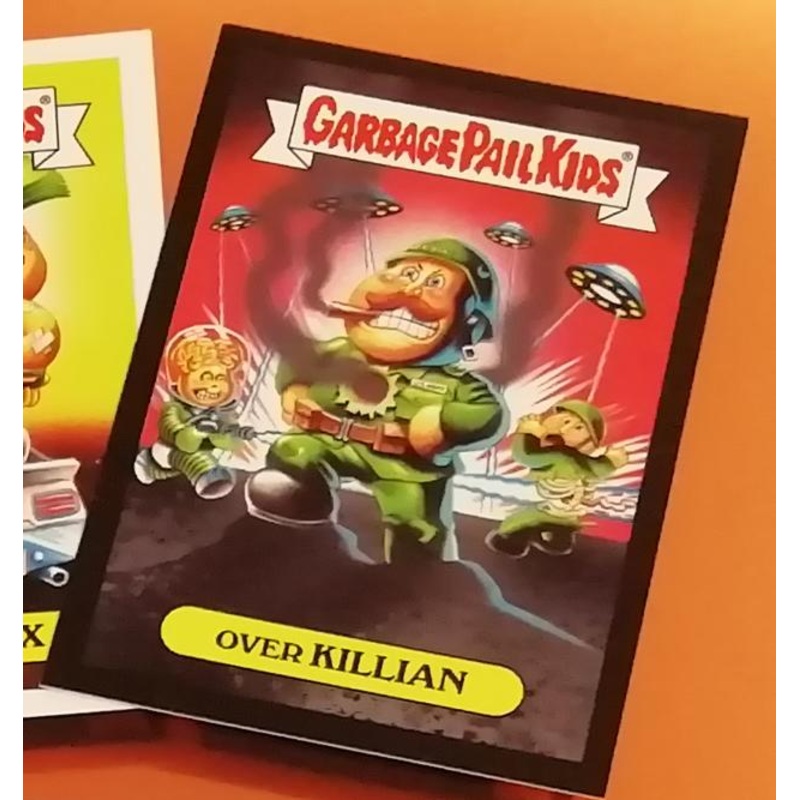 Garbage Pail Kids 30th Anniversary – Over Killian (Black Border variation) Comicbook Promo Card