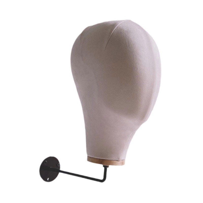 Manikin Head Wig Display Holder for Hairdresser Training Beginner Home Salon