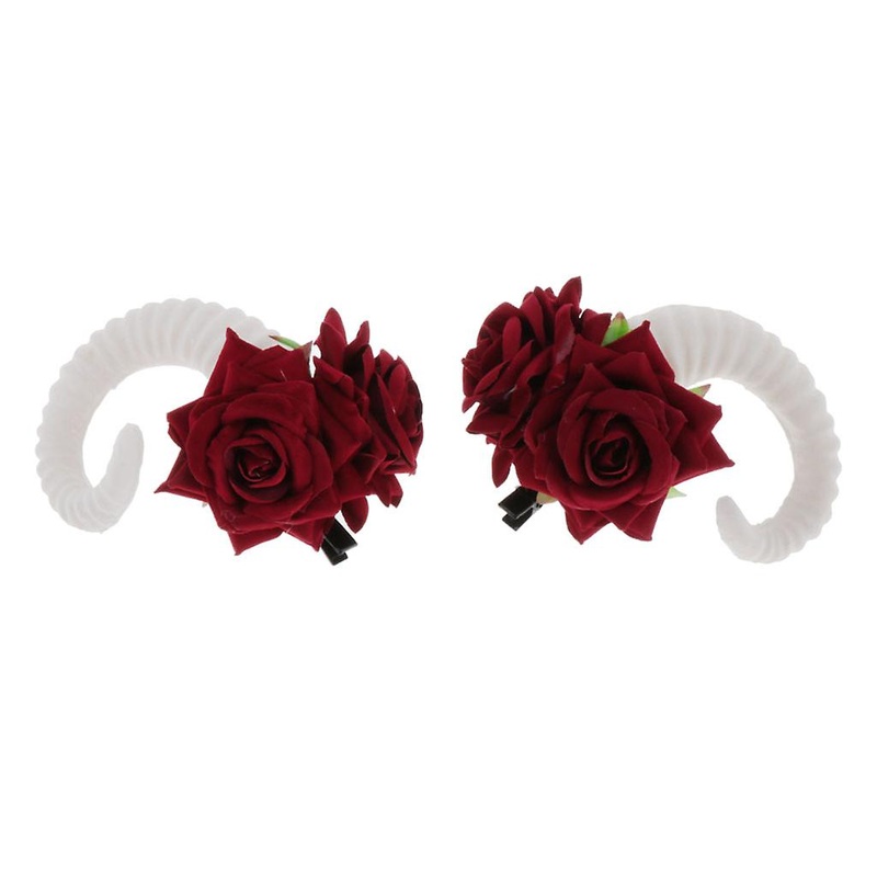 Ram Horns Cosplay Headband Sheep Goat Greek Faun Horns Fancy Dress Up White