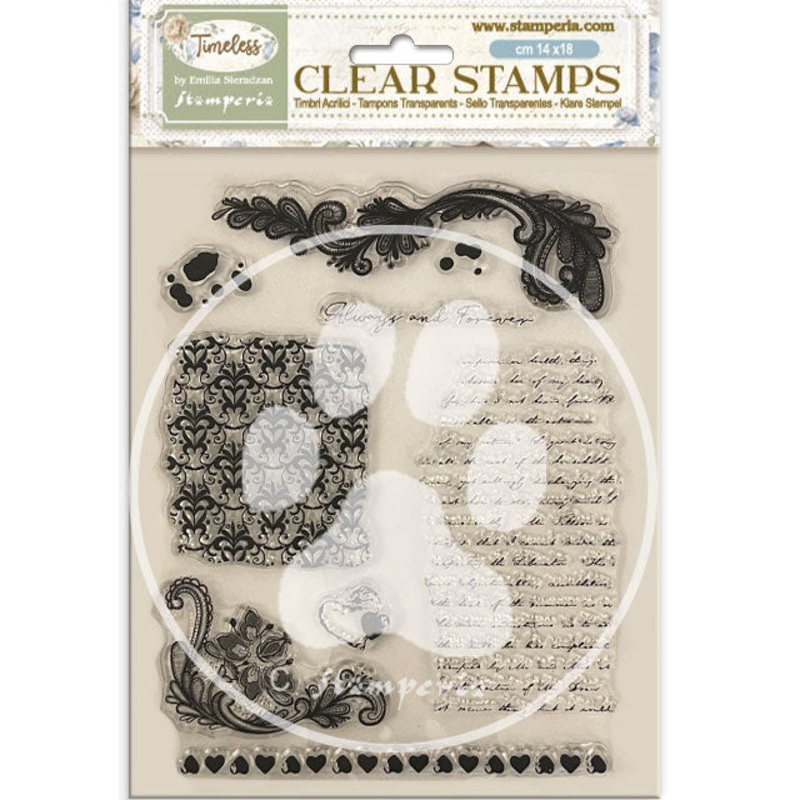 Stamperia Timeless Clear Stamps Backgrounds