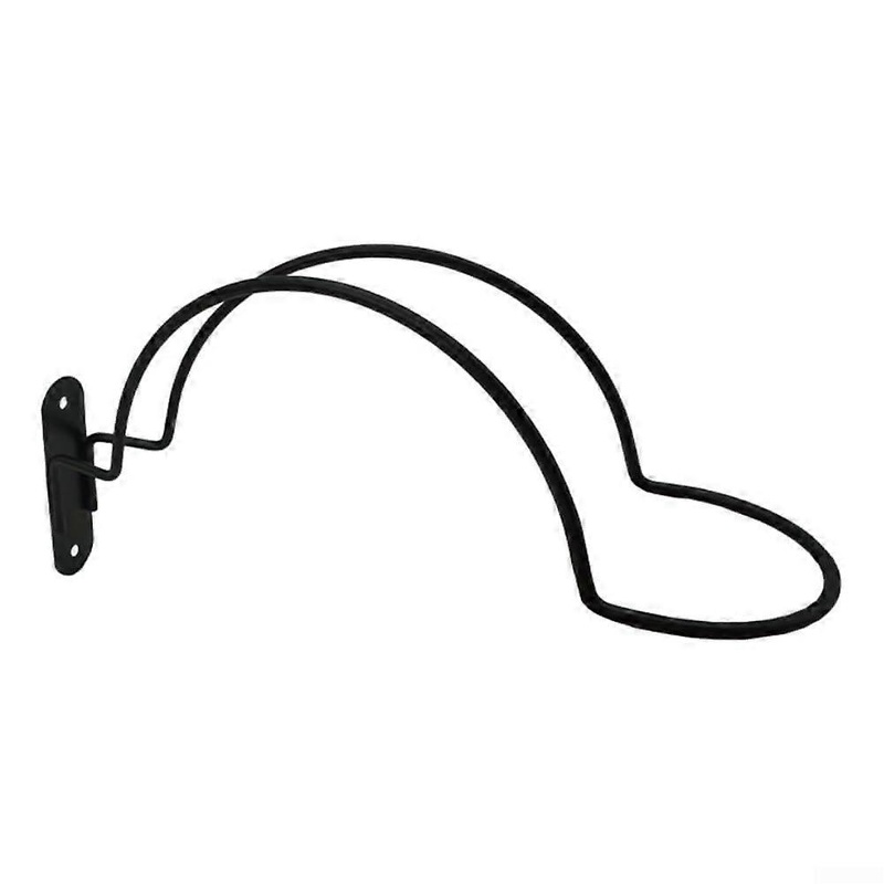 Wall Mounted Metal Helmet Rack, Wall Mounted Display Rack Multifunctional Display Stand For Equestrian Helmets And Hangers