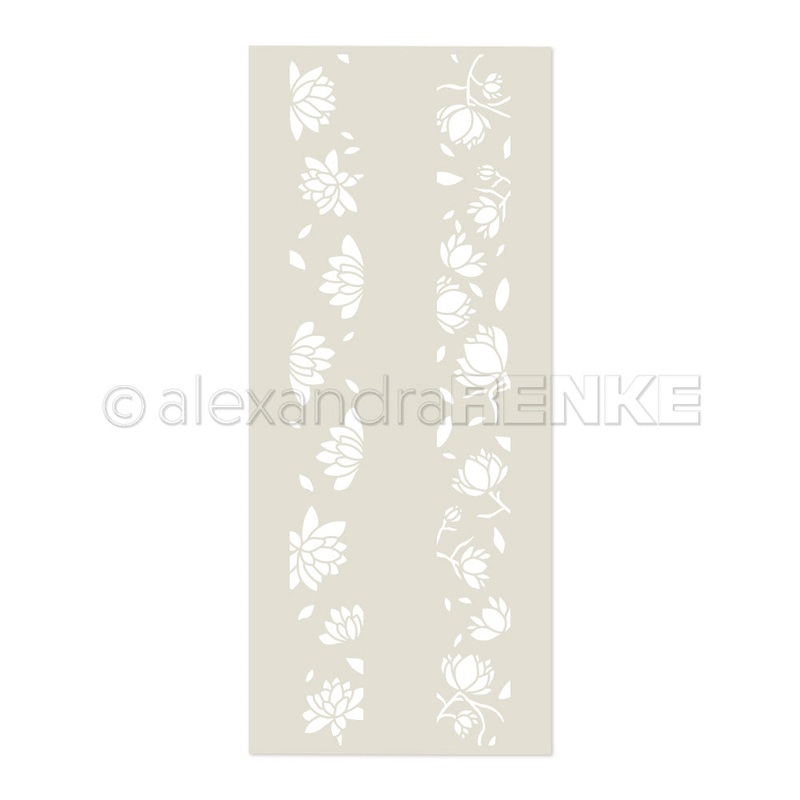 Alexandra Renke Stencil Flower Stripe Dream