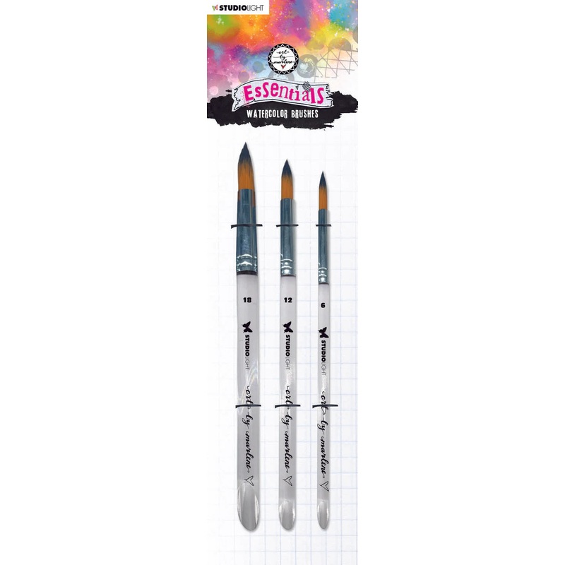 Art By Marlene Watercolor Brushes Set of 3 Essentials 298x80x6mm 3 PC nr.04