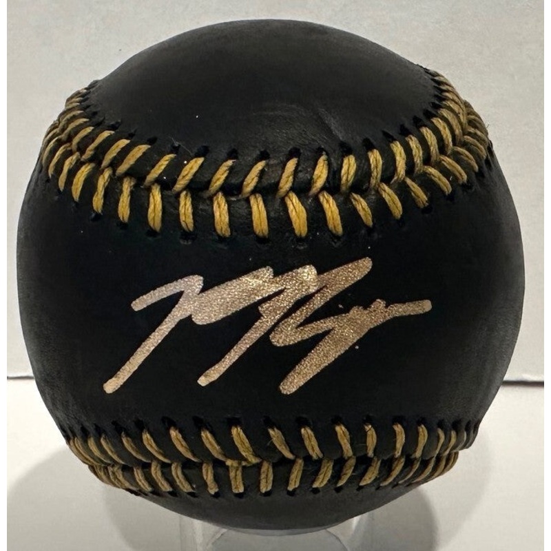 Brewers ROY & MVP RYAN BRAUN Signed MLB Official BLACK Baseball AUTO – BAS