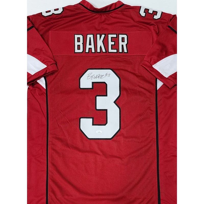 Cardinals Safety BUDDA BAKER Signed Custom Replica Arizona Red Jersey – JSA