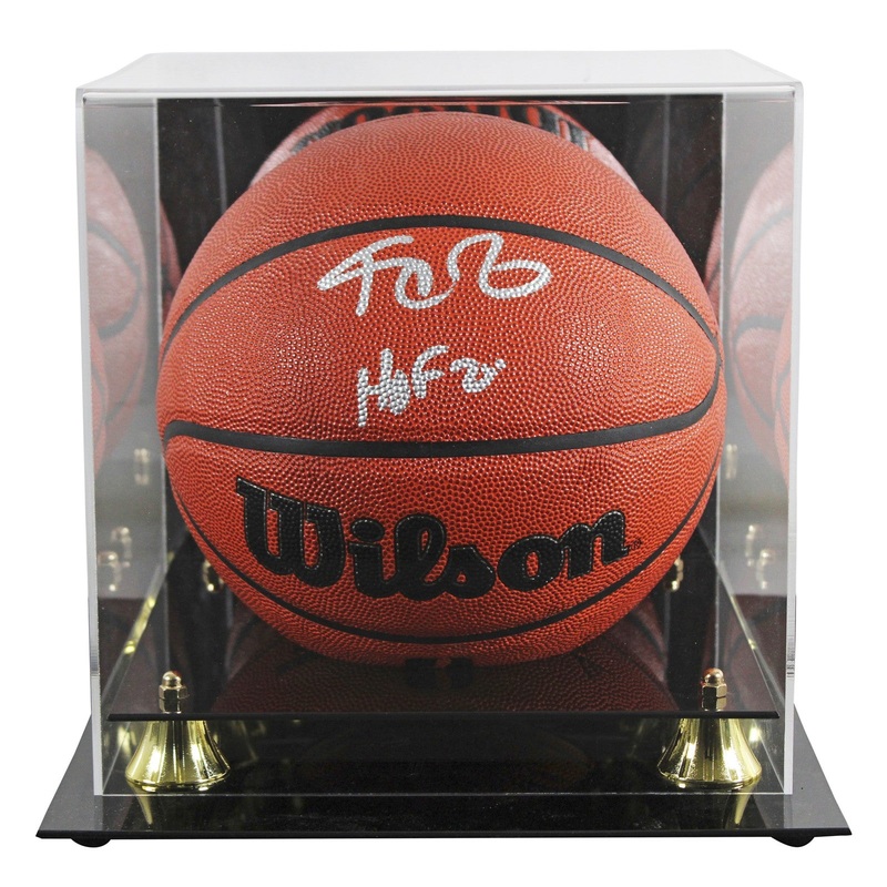 Celtics Kevin Garnett HOF 20 Signed Wilson Basketball W/ Case BAS Witnessed