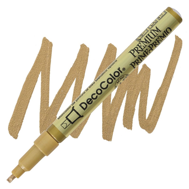 DecoColor Premium Paint Marker 2mm Leafing Tip – Gold