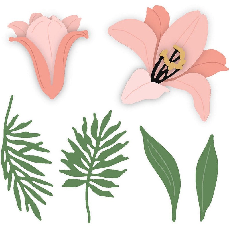 Lovely Layers: Easter Lily – Honey Cuts