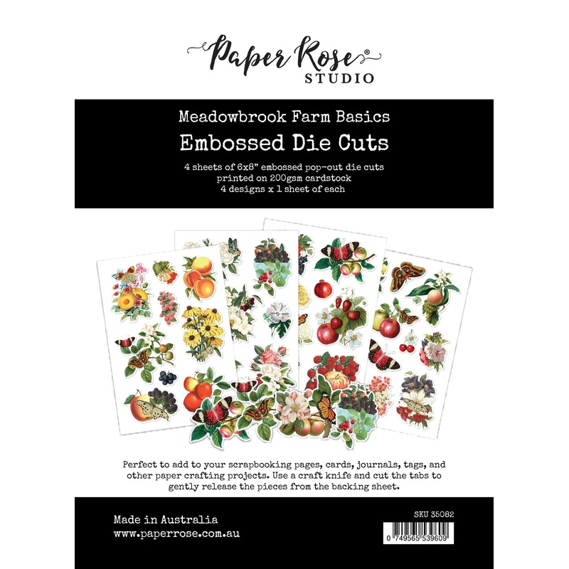 Paper Rose Meadowbrook Farm Basics Embossed Die Cuts