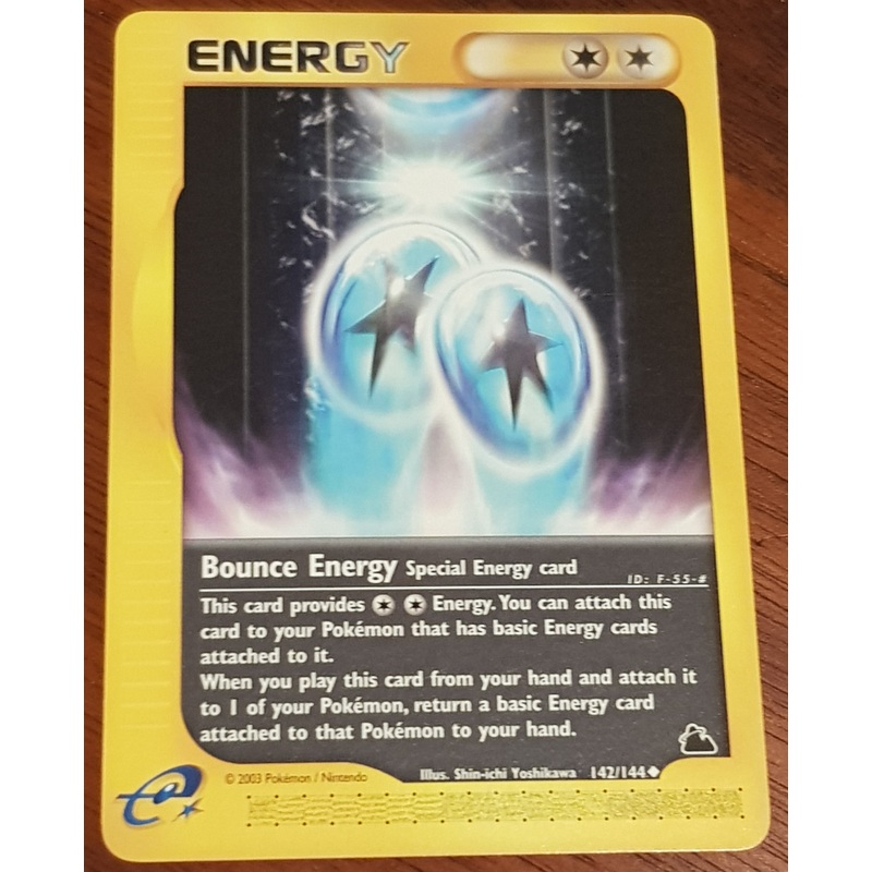 Pokemon Skyridge Bounce Energy #142/144 Non-Holo Trading Card