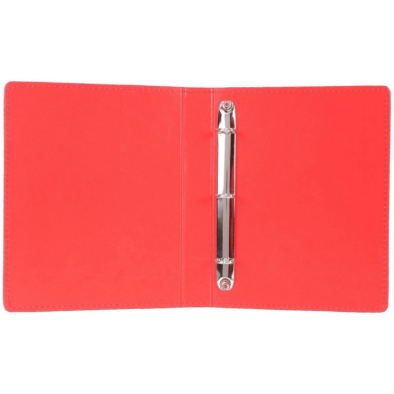 Stamp Collecting Supplies Commemorative Coin Collection Album Household Use Red Pu Material for Coin Storage 1Pack