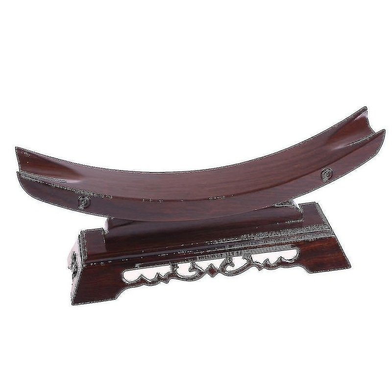 Sword Stand Solid Wood Display Katana Stand Holder Crescent Shape Best Gift