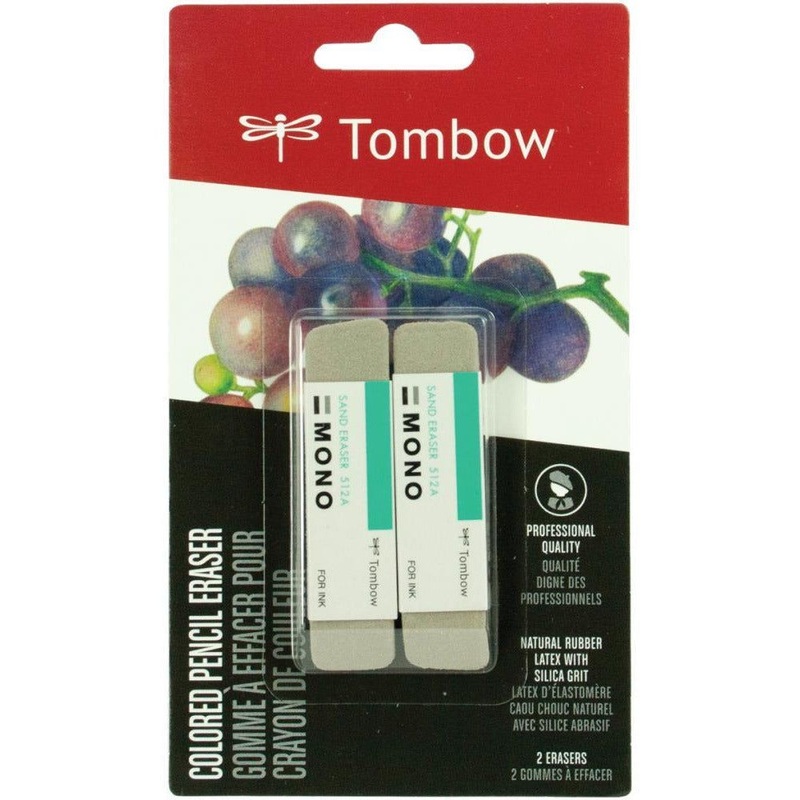 Tombow Mono Sand Eraser – 2/Pkg