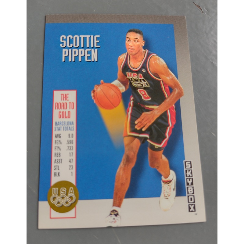 1992-93 Skybox Scottie Pippen #USA5 Trading Card