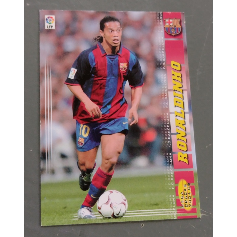 2004-05 Panini Mega Cracks La Liga Ronaldinho #68 Trading Card