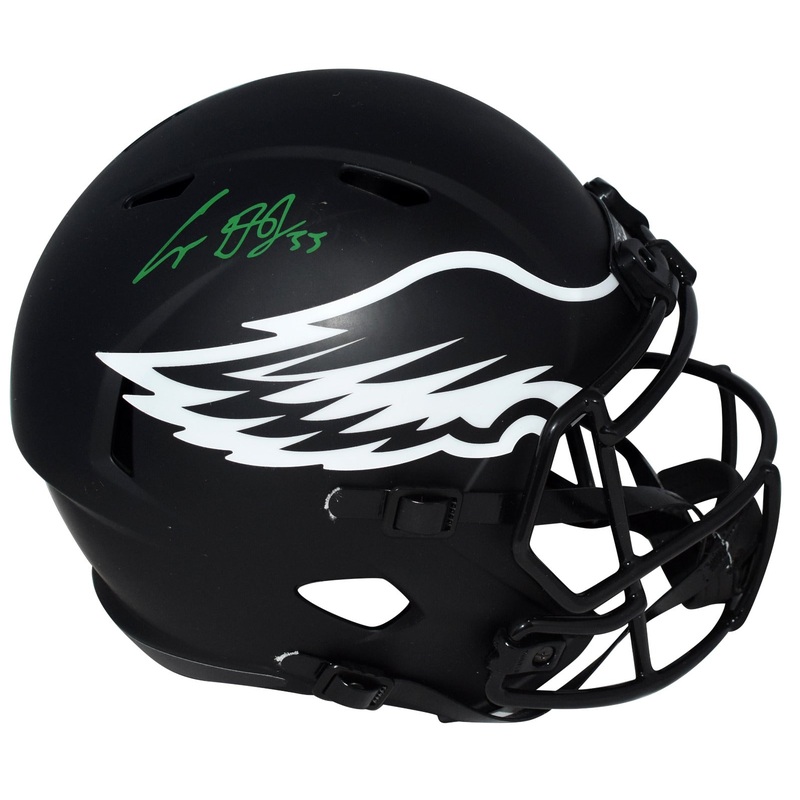 COOPER DEJEAN SIGNED PHILADELPHIA EAGLES ECLIPSE FULL SIZE SPEED HELMET FANATICS