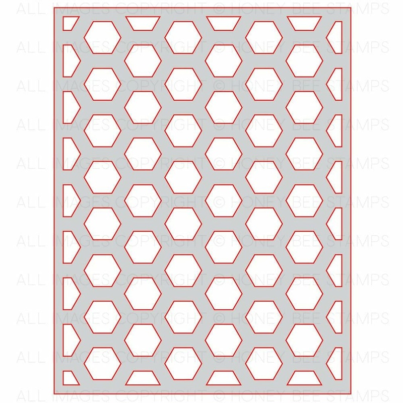 Hexagon Cover Plate Middle – Honey Cuts – Retiring