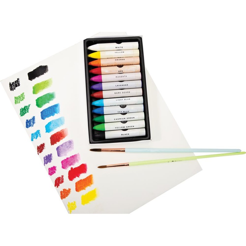 Prima Art Philosophy Water Soluble Oil Pastels 12/Pkg – Basics