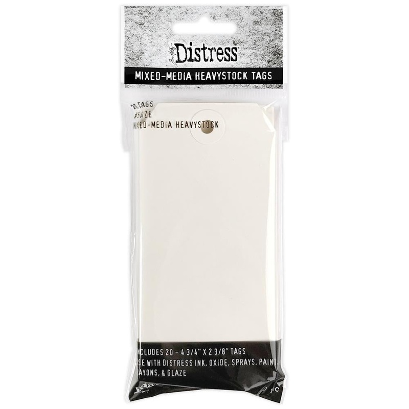 Tim Holtz –  Distress Mixed Media Heavystock Tags #5 20/Pkg