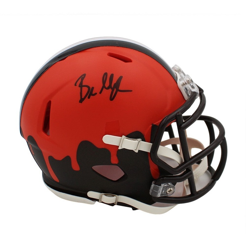 Baker Mayfield Signed Cleveland Browns Speed Custom NFL Mini Helmet