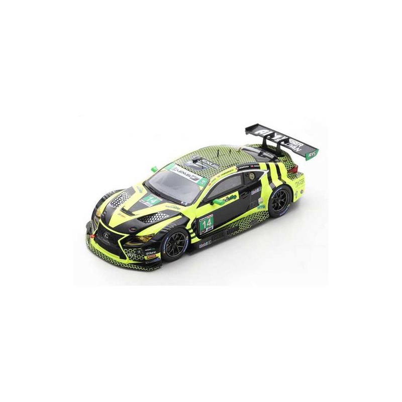 Lexus RC F GT3 No.14 AIM Vasser Sullivan – 24H Daytona 2020 – P. Chase – J. Hawksworth – K. Busch – M. de Quesada.  Limited 300 – 1:43 Scale Resin Model Car