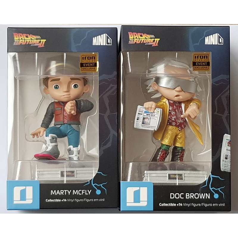 MiniCo Back to the Future 7 Marty McFly and Doc Brown Vinyl Figure (Con Exclusive Variant Edition)