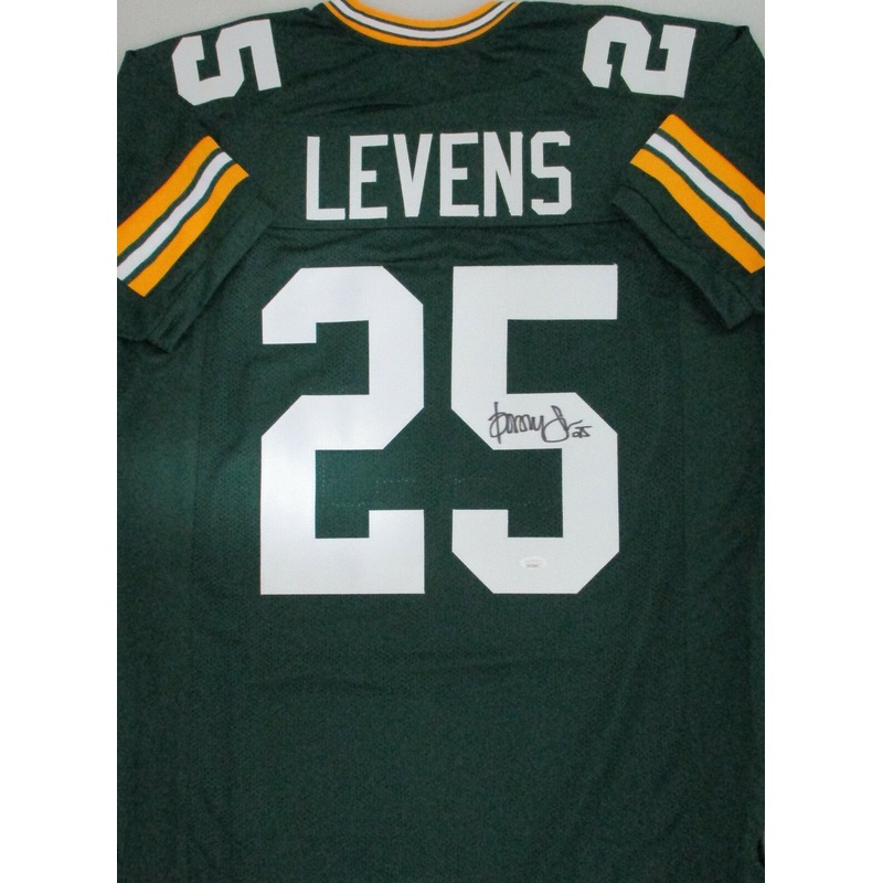 Packers SB Champ DORSEY LEVENS Signed Custom Replica GreenJersey AUTO – JSA