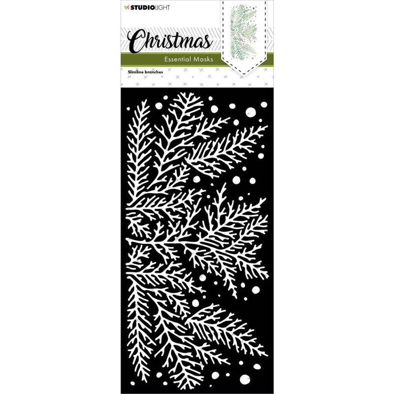Studio Light Essentials Slimline Stencil Nr. 115, Christmas Branches