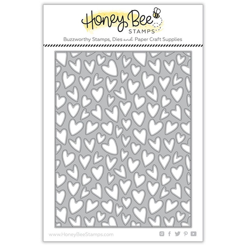 Whimsical Hearts A2 Cover Plate – Honey Cuts – Retiring