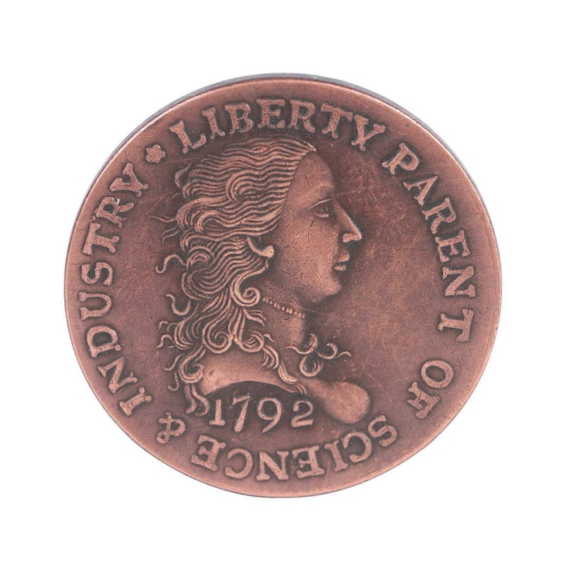 1792 United States 1 Cent Brass Vintage Collection Coin Commemorative Coin YEMAA