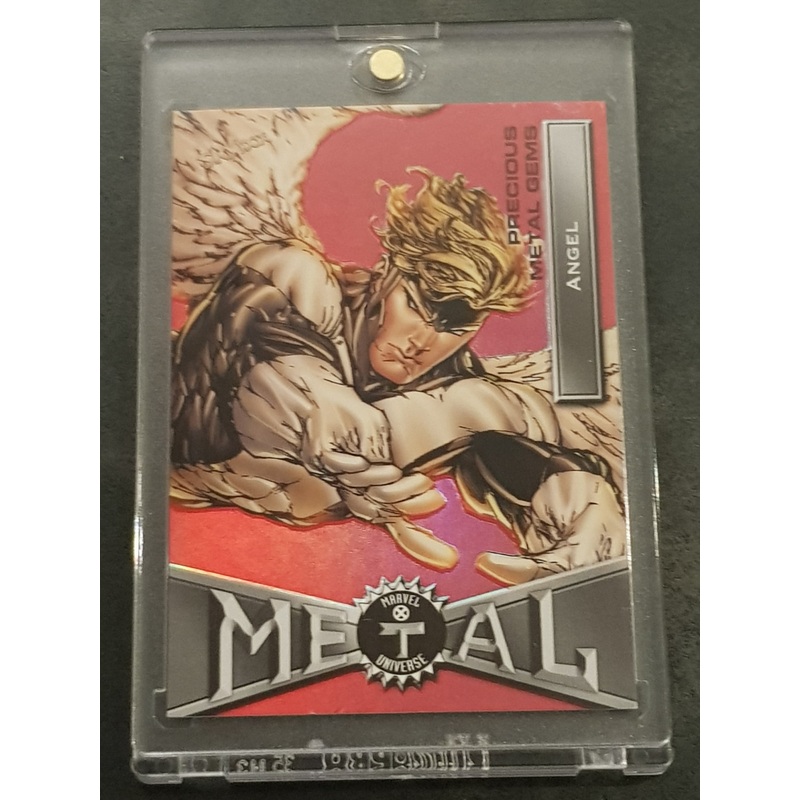 2020 Upper Deck Marvel X-Men Metal Universe Angel #1 Precious Metal Gems /100 Trading Card