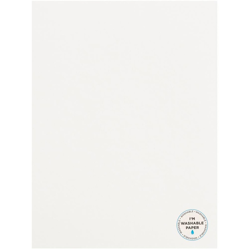 American Crafts Washable Matte Paper 8.5X11 White