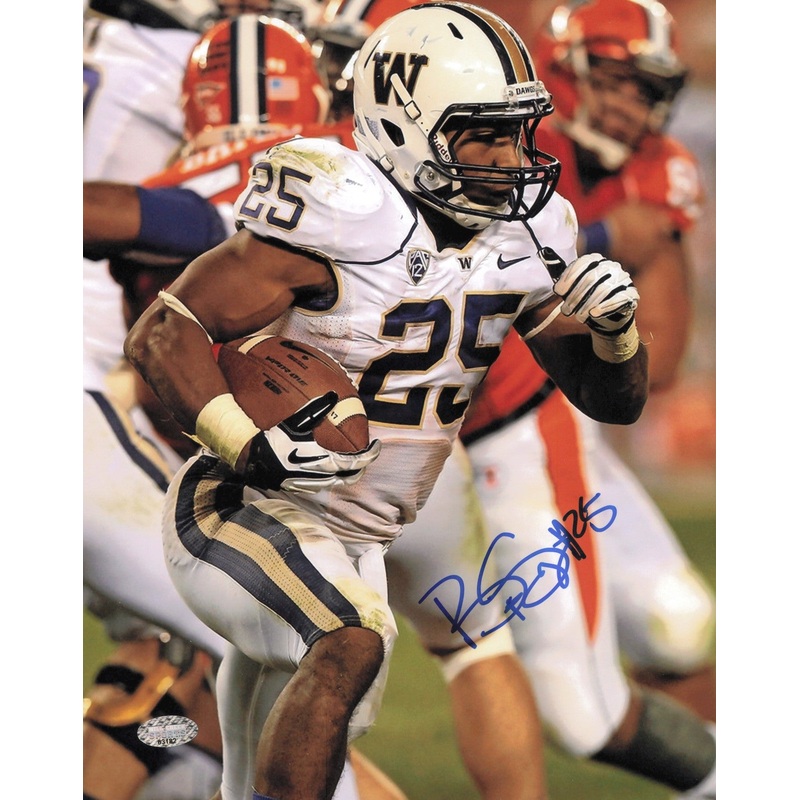 Bishop Sankey Autographed 8×10 Photo University of Washington MCS Holo #63182