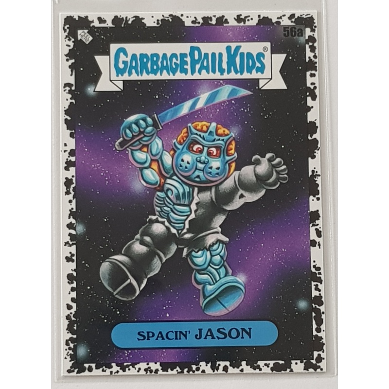 Garbage Pail Kids Intergoolactic Mayhem Spacin’ Jason #56a Black Hole Parallel Trading Card