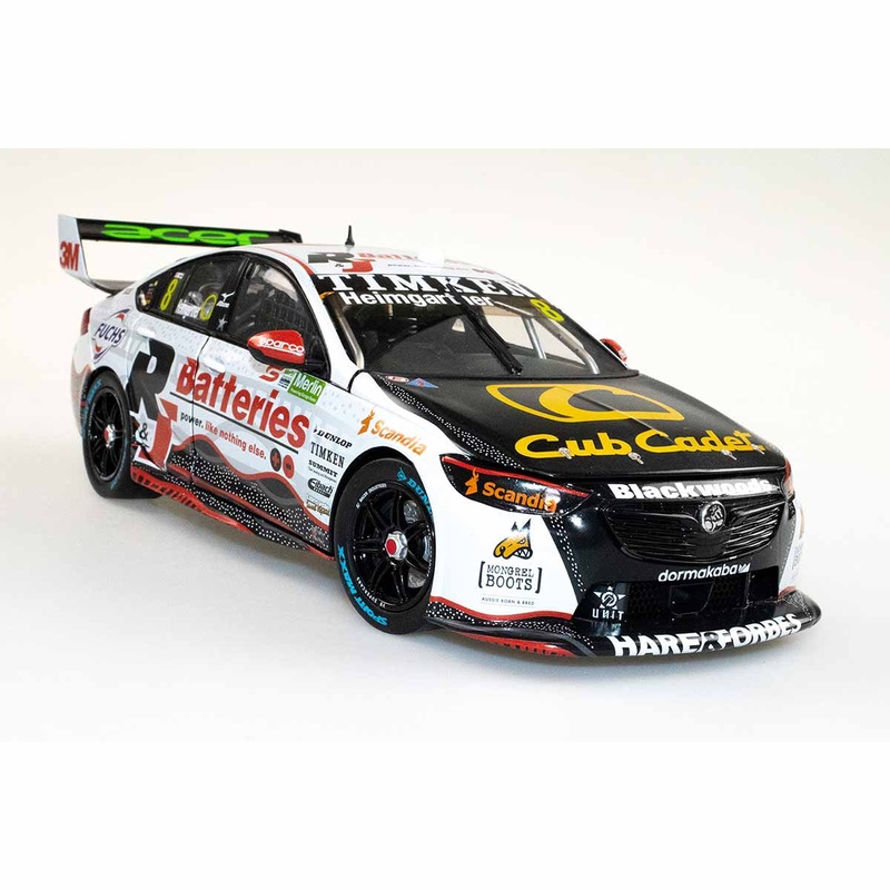 HOLDEN ZB COMMODORE – BJR – HEIMGARTNER #8 R&J Batteries – 2022 Merlin Darwin Triple Crown – Race 16 – 1:18 Scale Diecast Model Car
